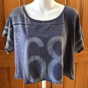 Hollister Faded Cropped Tee